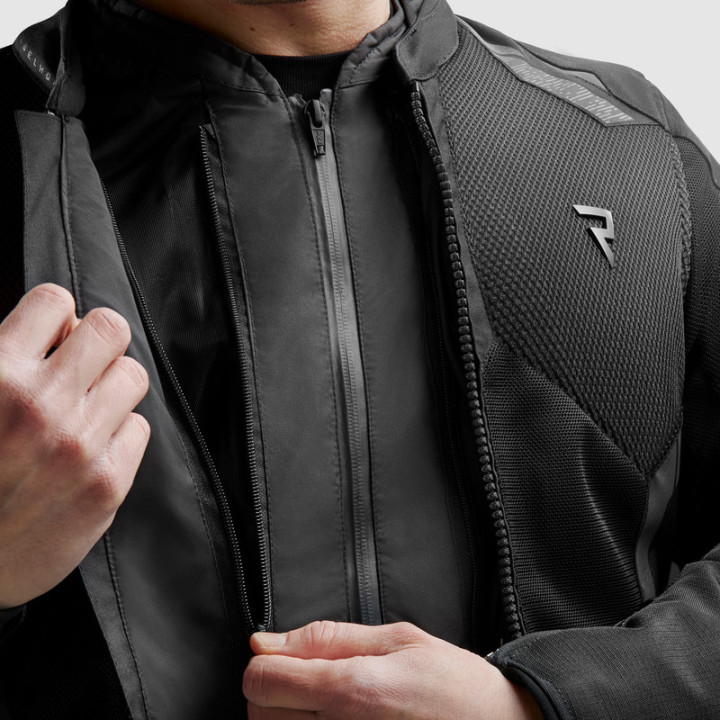 KURTKA MOTOCYKLOWA TEKSTYLNA REBELHORN JAX BLACK