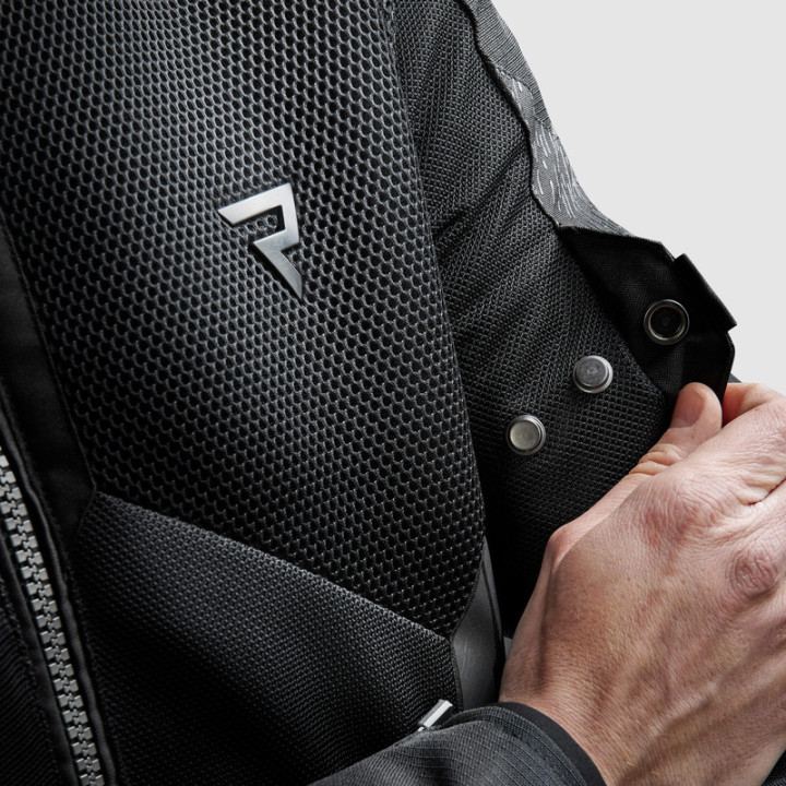 KURTKA MOTOCYKLOWA TEKSTYLNA REBELHORN JAX BLACK