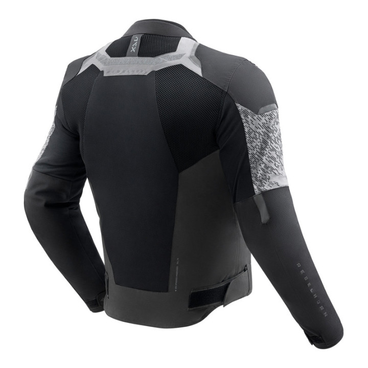 KURTKA MOTOCYKLOWA TEKSTYLNA REBELHORN JAX BLACK GREY