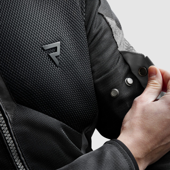 KURTKA MOTOCYKLOWA TEKSTYLNA REBELHORN JAX BLACK GREY