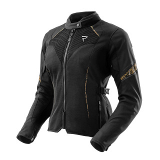 KURTKA MOTOCYKLOWA TEKSTYLNA DAMSKA REBELHORN JAX BLACK GOLD