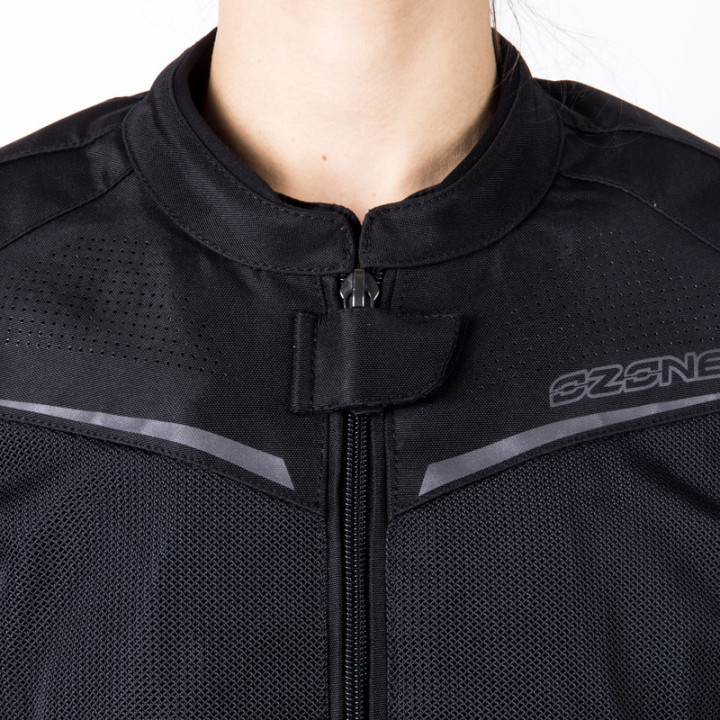 KURTKA MOTOCYKLOWA TEKSTYLNA DAMSKA OZONE JET 2 BLACK WXS