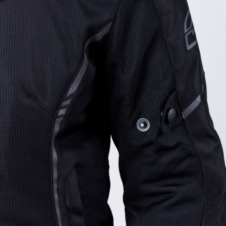KURTKA MOTOCYKLOWA TEKSTYLNA DAMSKA OZONE JET 2 BLACK WXS