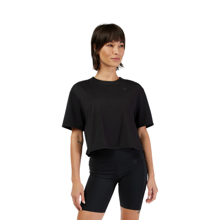 T-SHIRT FOX LADY FORUMS TECH BLACK