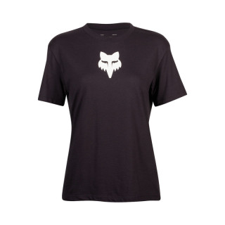 T-SHIRT FOX LADY HEAD BLACK