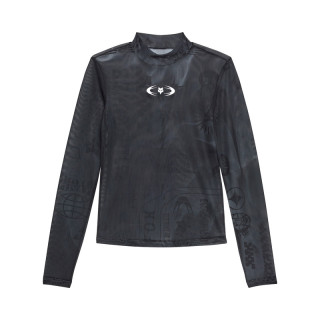 KOSZULKA Z DŁUGIM RĘKAWEM FOX LADY IMAGE COSMO TOP DARK SHADOW