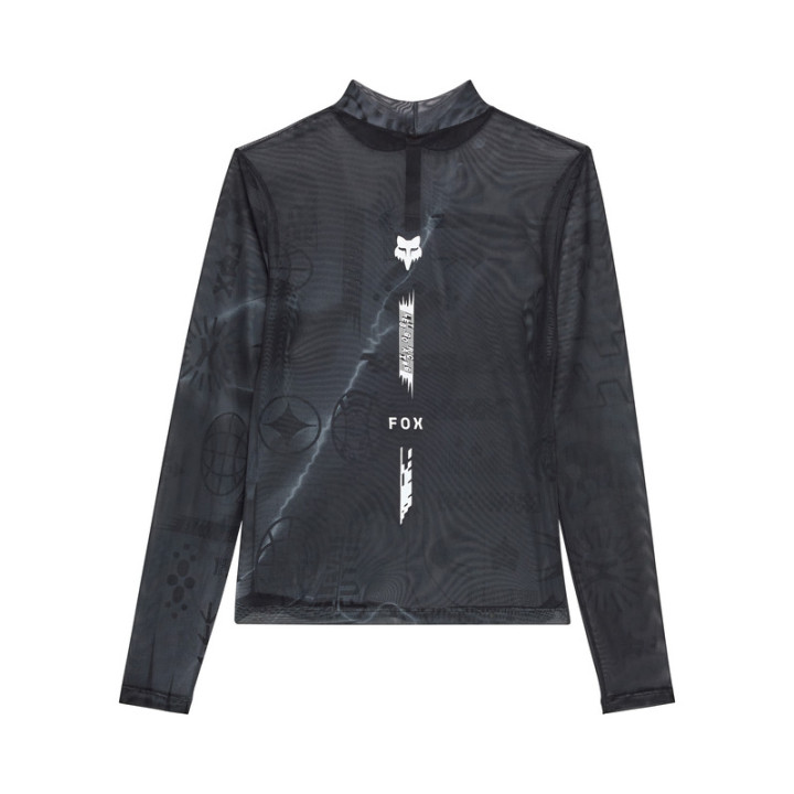 KOSZULKA Z DŁUGIM RĘKAWEM FOX LADY IMAGE COSMO TOP DARK SHADOW