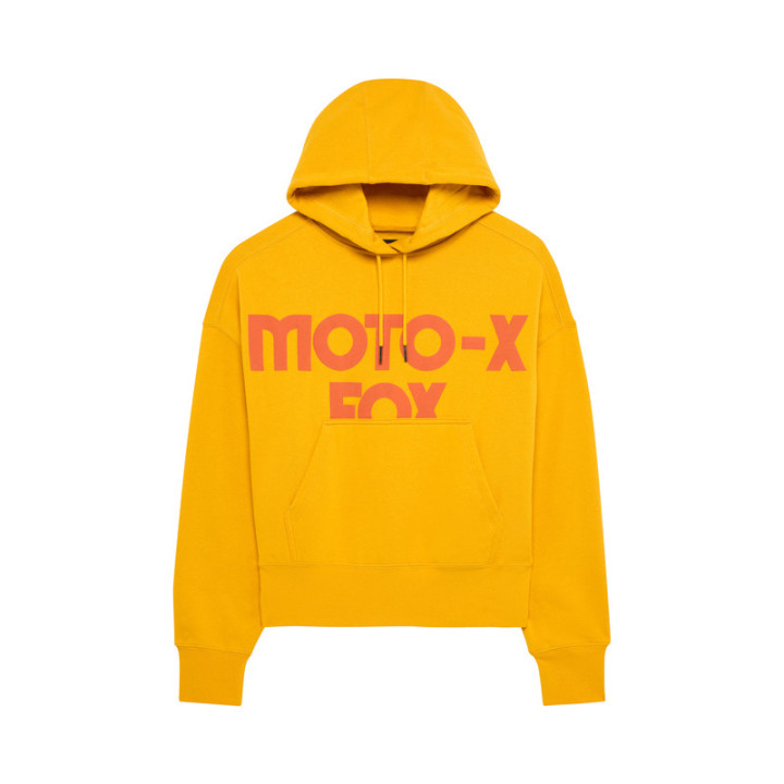 BLUZA Z KAPTUREM FOX LADY MOTO-X OVERSIZED MUSTARD