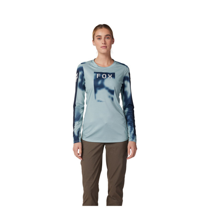 KOSZULKA ROWEROWA Z DŁUGIM RĘKAWEM FOX LADY RANGER TAUNT GUNMETAL S