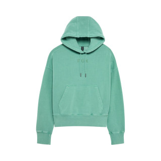 BLUZA Z KAPTUREM FOX LADY WORDMARK OVERSIZED SPEARMINT