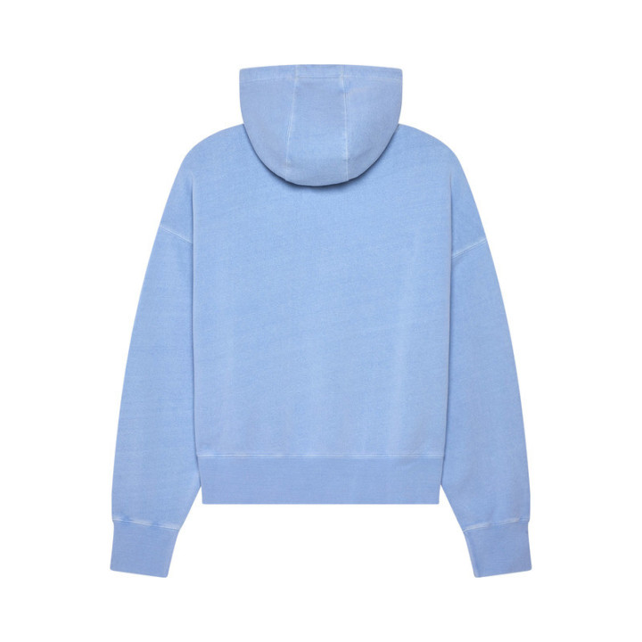 BLUZA Z KAPTUREM FOX LADY WORDMARK OVERSIZED CASHMERE BLUE XS