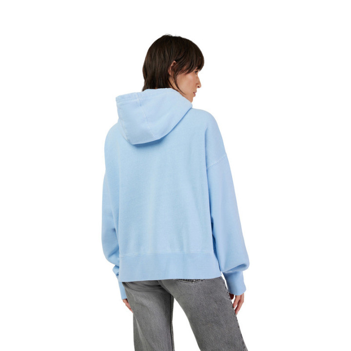 BLUZA Z KAPTUREM FOX LADY WORDMARK OVERSIZED CASHMERE BLUE XS