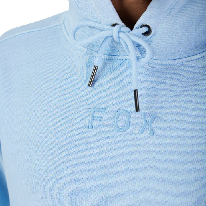 BLUZA Z KAPTUREM FOX LADY WORDMARK OVERSIZED CASHMERE BLUE XS