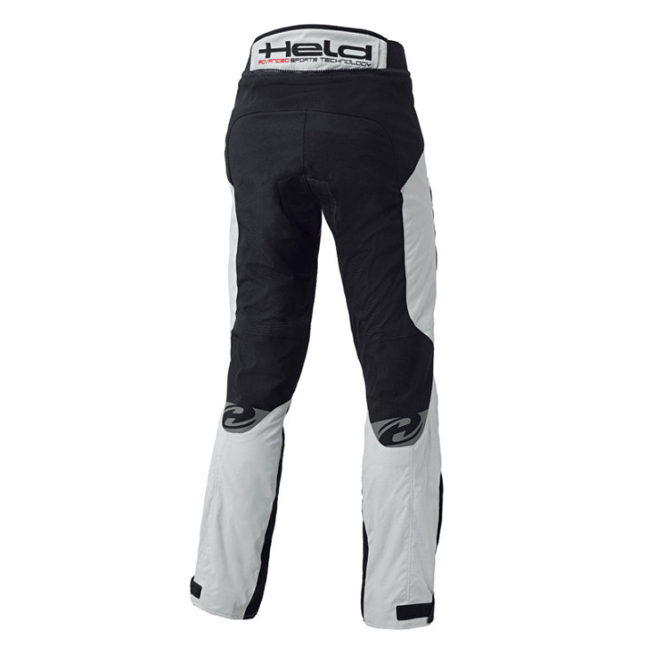 SPODNIE MOTOCYKLOWE TEKSTYLNE HELD LINK GREY RED S