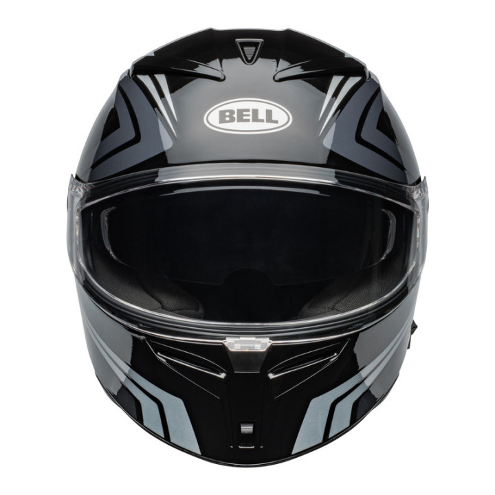 KASK MOTOCYKLOWY BELL LITHIUM ECE6 JETSTREAM BLACK SILVER XL