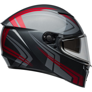 KASK MOTOCYKLOWY BELL LITHIUM ECE6 JETSTREAM GRAY CANDY RED S