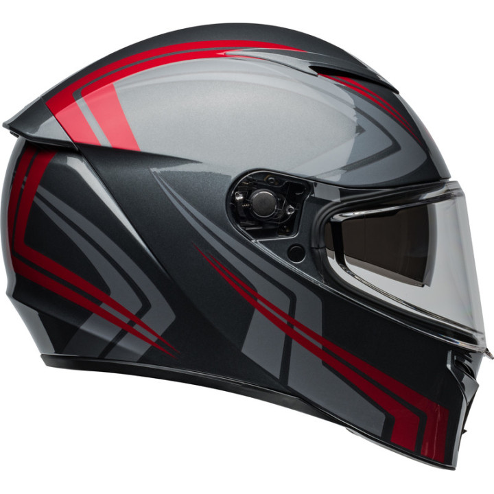 KASK MOTOCYKLOWY BELL LITHIUM ECE6 JETSTREAM GRAY CANDY RED S