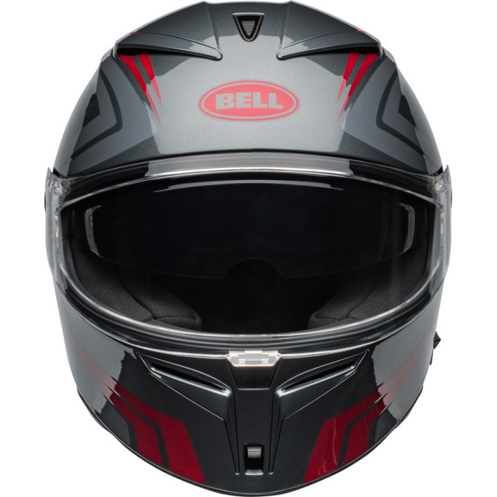 KASK MOTOCYKLOWY BELL LITHIUM ECE6 JETSTREAM GRAY CANDY RED S