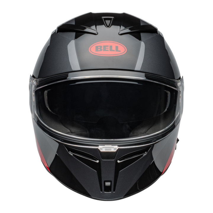 KASK MOTOCYKLOWY BELL LITHIUM ECE6 SHEAR METALLIC GREY RED