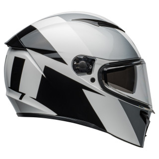 KASK MOTOCYKLOWY BELL LITHIUM ECE6 SHEAR SILVER WHITE