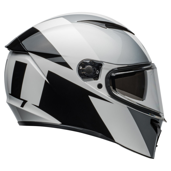 KASK MOTOCYKLOWY BELL LITHIUM ECE6 SHEAR SILVER WHITE