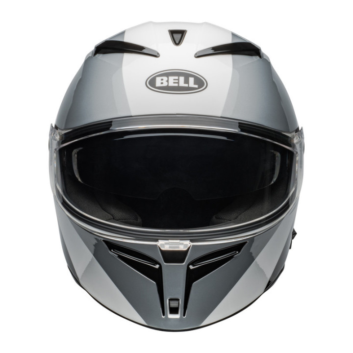 KASK MOTOCYKLOWY BELL LITHIUM ECE6 SHEAR SILVER WHITE