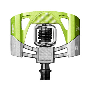 PEDAŁY ROWEROWE CRANKBROTHERS MALLET 2 RAW GREEN/BLACK