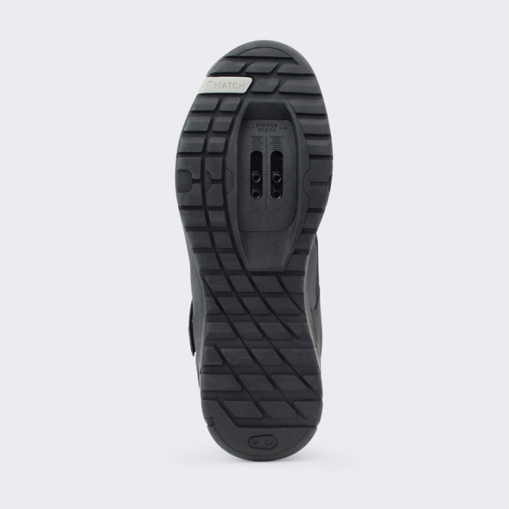 BUTY CRANKBROTHERS MALLET E SPEEDLACE BLACK SILVER - BLACK OUTSOLE 10.5 (44 EU)