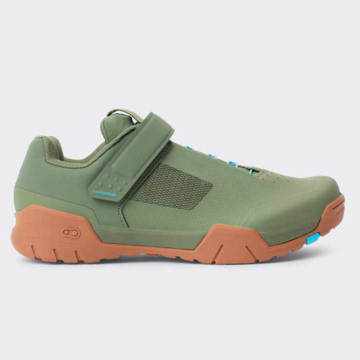 BUTY CRANKBROTHERS MALLET E SPEEDLACE GREEN BLUE - GUM OUTSOLE 10.5 (44 EU)