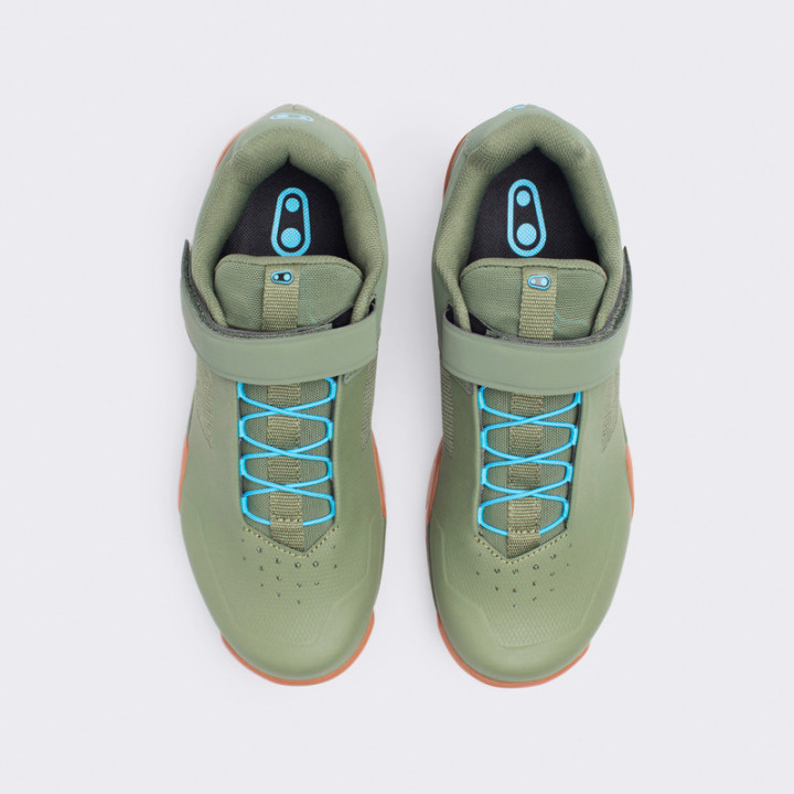 BUTY CRANKBROTHERS MALLET E SPEEDLACE GREEN BLUE - GUM OUTSOLE 10.5 (44 EU)