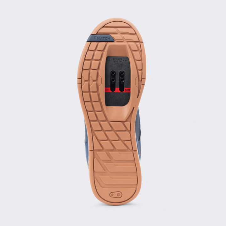BUTY CRANKBROTHERS MALLET LACE NAVY/SILVER - GUM OUTSOLE