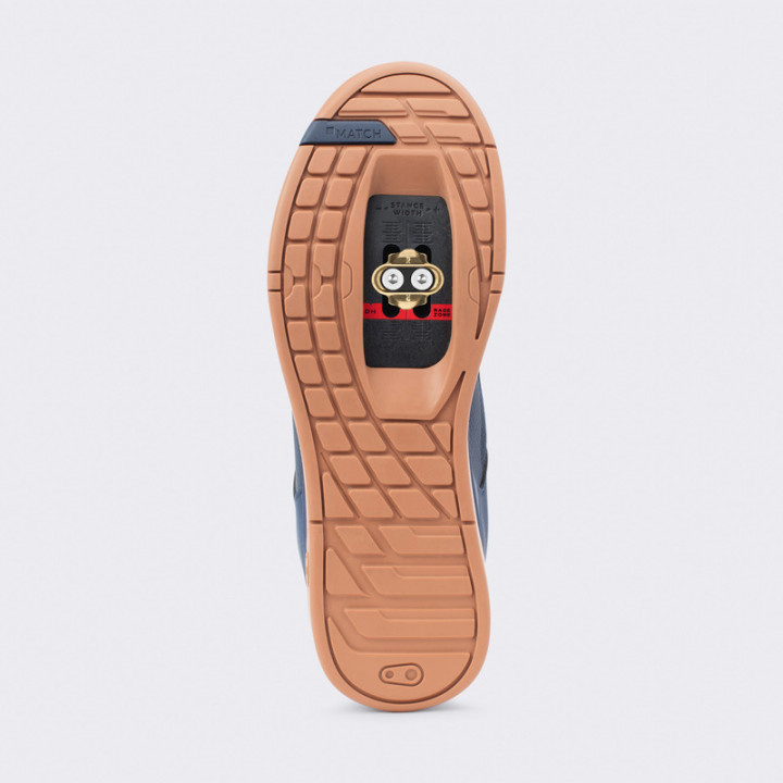 BUTY CRANKBROTHERS MALLET LACE NAVY/SILVER - GUM OUTSOLE