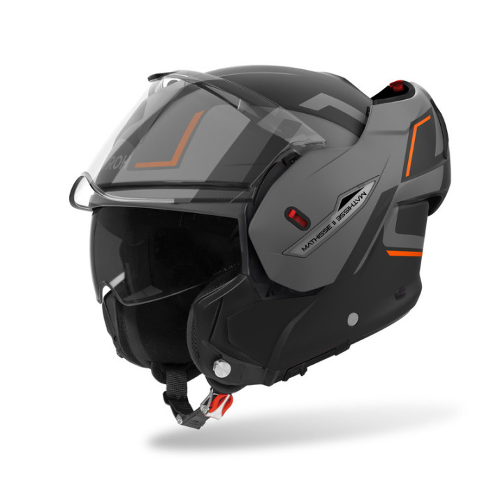 KASK MOTOCYKLOWY AIROH MATHISSE 2 GENIUS ORANGE MATT
