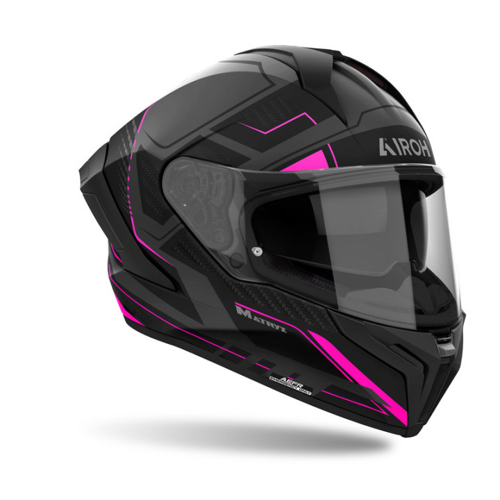 KASK MOTOCYKLOWY AIROH MATRYX ROCKET PINK MATT