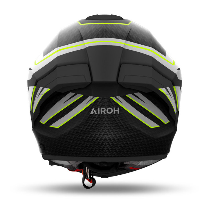 KASK MOTOCYKLOWY AIROH MATRYX SENTINEL YELLOW MATT