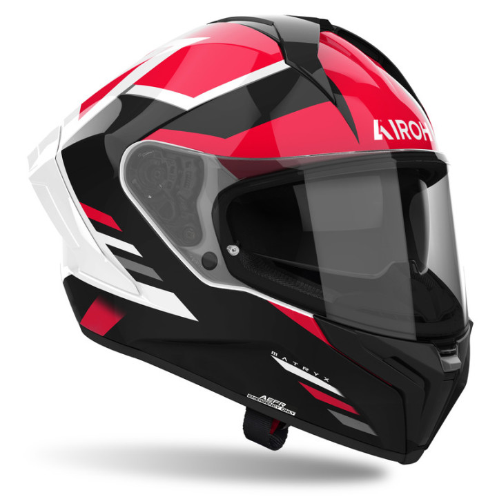 KASK MOTOCYKLOWY AIROH MATRYX THRON RED GLOSS XL