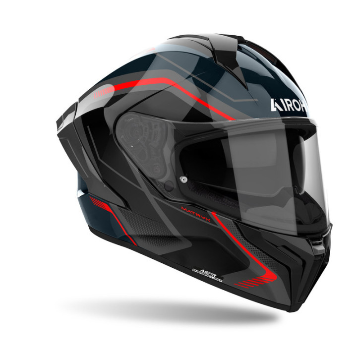 KASK MOTOCYKLOWY AIROH MATRYX WIDE RED GLOSS