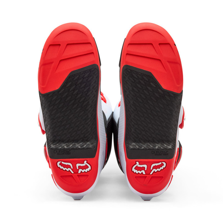 BUTY MOTOCYKLOWE FOX MOTION WHITE FLUO RED 9.5