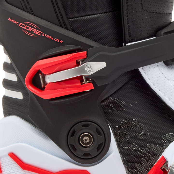 BUTY MOTOCYKLOWE FOX MOTION WHITE FLUO RED 9.5