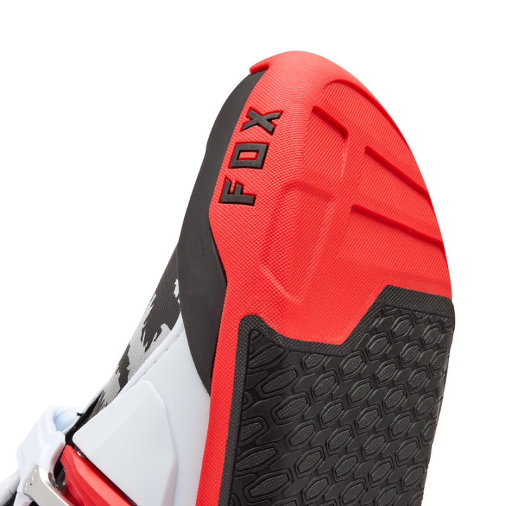 BUTY MOTOCYKLOWE FOX MOTION WHITE FLUO RED 9.5