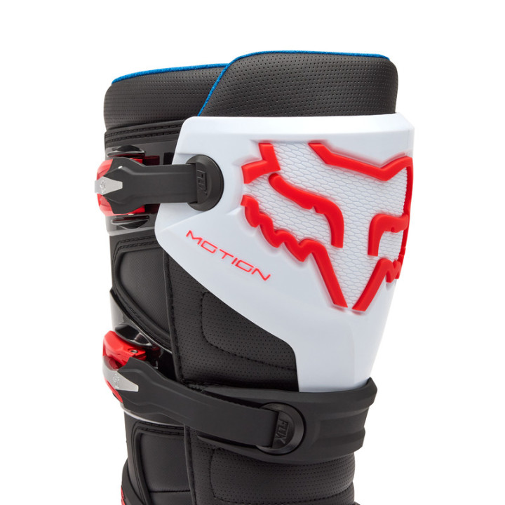 BUTY FOX MOTION WHITE/FLUO RED