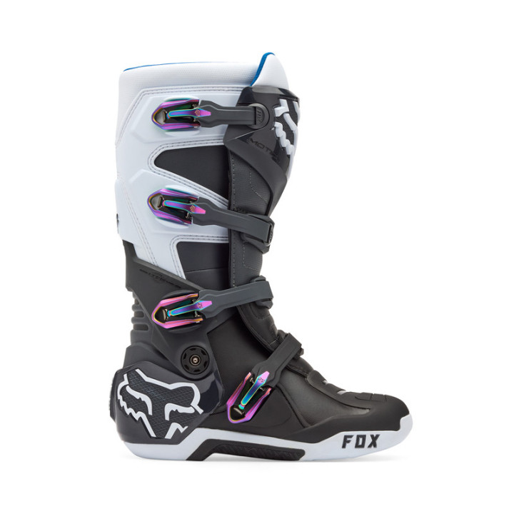 BUTY MOTOCYKLOWE FOX MOTION BLACK GREY WHITE