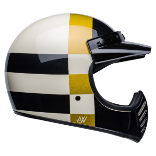 KASK MOTOCYKLOWY BELL MOTO-3 ATWLYD ORBIT WHITE BLACK S