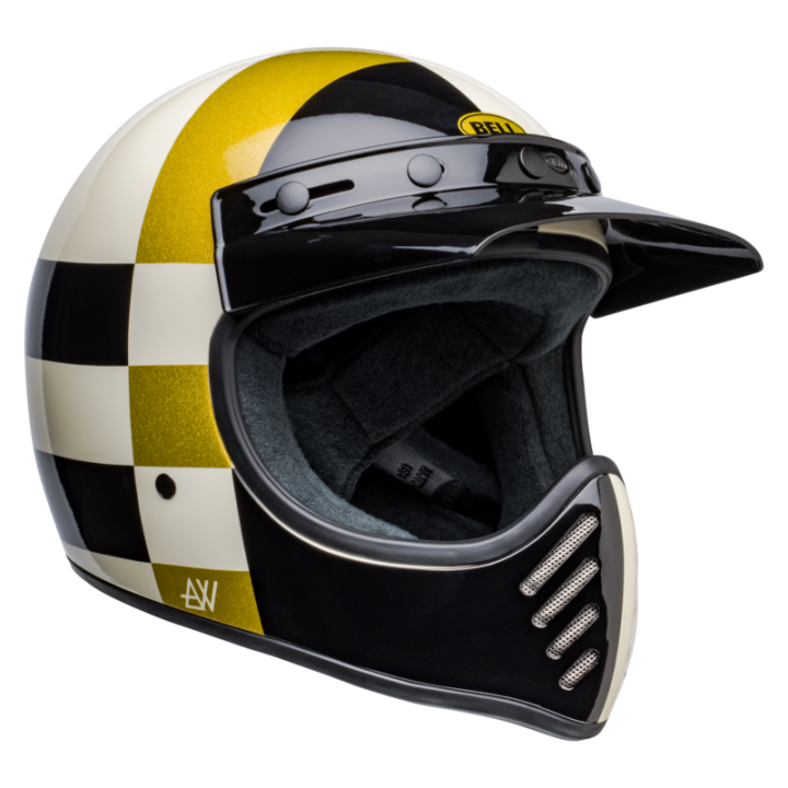 KASK MOTOCYKLOWY BELL MOTO-3 ATWLYD ORBIT WHITE BLACK S