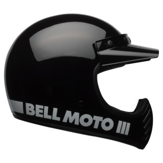 KASK MOTOCYKLOWY BELL MOTO-3 CLASSIC BLACK XXL