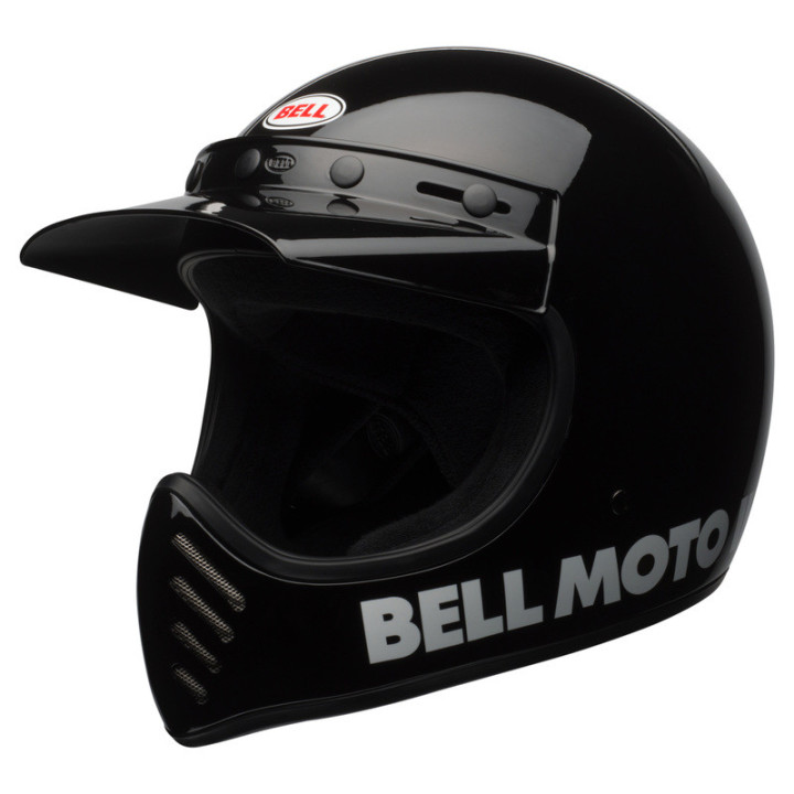 KASK MOTOCYKLOWY BELL MOTO-3 CLASSIC BLACK