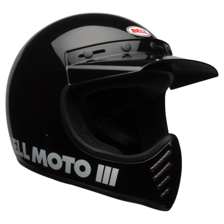 KASK MOTOCYKLOWY BELL MOTO-3 CLASSIC BLACK XXL