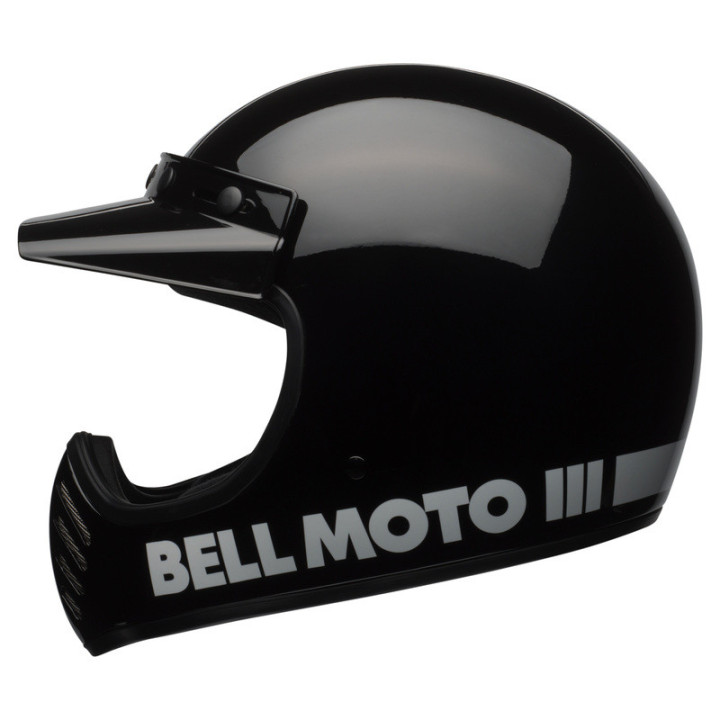 KASK MOTOCYKLOWY BELL MOTO-3 CLASSIC BLACK XXL