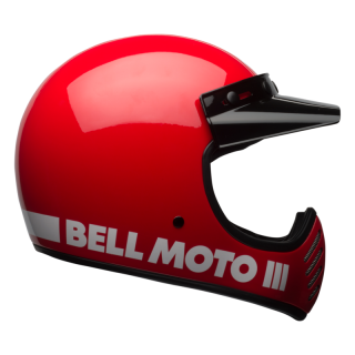 KASK MOTOCYKLOWY BELL MOTO-3 CLASSIC RED