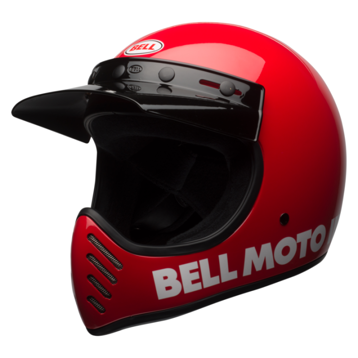 KASK MOTOCYKLOWY BELL MOTO-3 CLASSIC RED